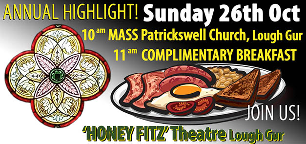 graphic of Mass and Breakfast